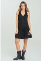 Vestido Karla Negro Ragged Pf11511381 de Ragged