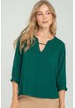 Blusa Malanhi Verde Ragged Pf11112852 de Ragged