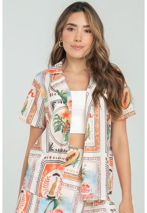 Camisa Summer Blanco Ragged Pf11112978