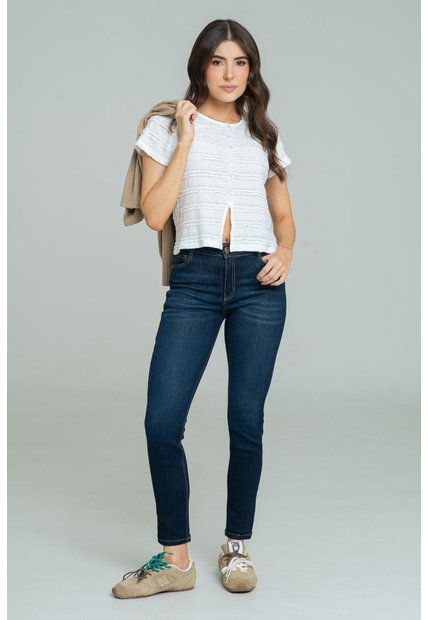 Jeans Skinny Boreal Azul Ragged Pf21350096