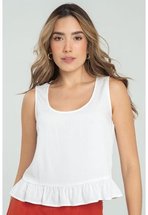 Blusa Malai Blanco Ragged Pf11112979
