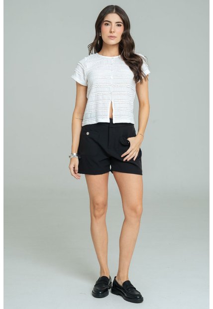 Short Ashtoria Negro Ragged Pf12340027