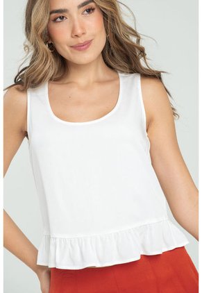 Blusa Malai Blanco Ragged Pf11112979