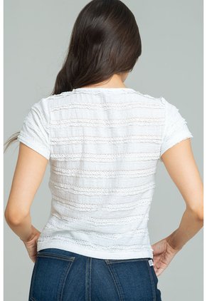 Top Londres Blanco Ragged Pf11121195