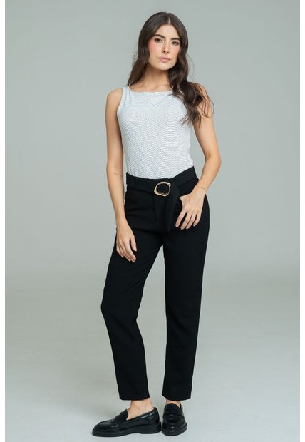 Pantalon Azzezha Negro Ragged Pf12310440
