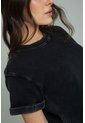 Camiseta Ozen Negro Ragged Pf21120081 de Ragged