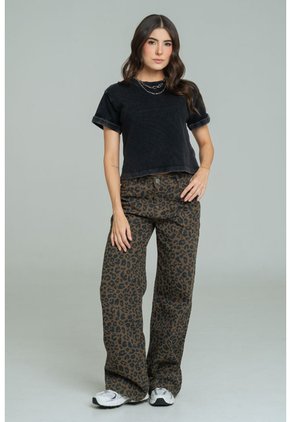 Camiseta Ozen Negro Ragged Pf21120081