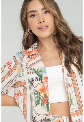 Camisa Summer Blanco Ragged Pf11112978
