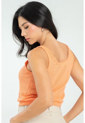 Top Tejido Malaga Naranja Ragged Pf11121139