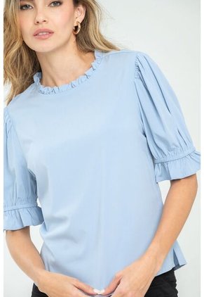 Blusa Junipher Azul Ragged Pf11112819