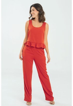 Blusa Malai Café Ragged Pf11112979