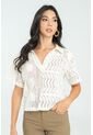 Blusa Georgina Blanco Ragged Pf11112855 de Ragged
