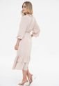 Vestido Midi Chateau Beige Ragged Pf12510321 de Ragged