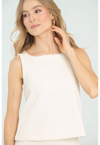 Blusa Clarissa Beige Ragged Pf11112824 Ragged