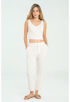 Pantalon Palace Beige Ragged Pf11310819