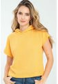 Blusa Con Capucha Amarillo Ragged Pf11112874 de Ragged