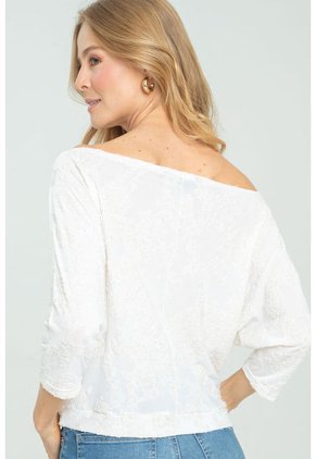 Blusa Hanna Blanco Ragged Pf11112815
