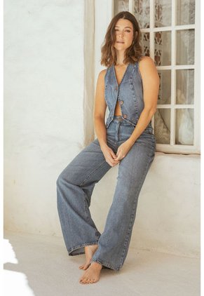 Jeans Bucarest Azul Ragged Pf21350062