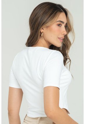 Top Abigail Blanco Ragged Pf13120822