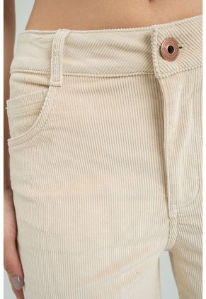 Pantalon Corduroy Beige Ragged Pf21310043