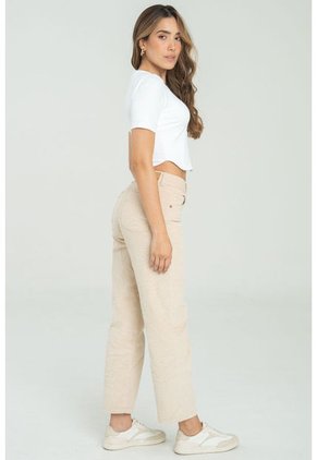 Pantalon Corduroy Beige Ragged Pf21310043