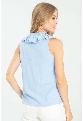 Blusa Maison Azul Ragged Pf11112891