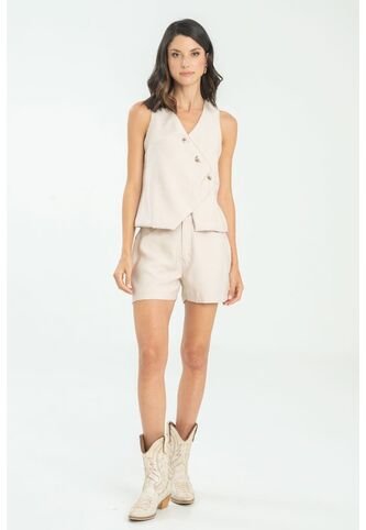 Blusa Kaylee Beige Ragged Pf11112890 Ragged