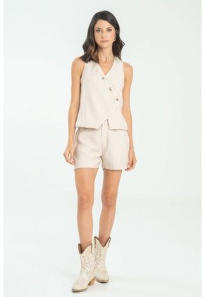 Blusa Kaylee Beige Ragged Pf11112890