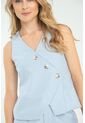 Blusa Kaylee Azul Ragged Pf11112890 de Ragged