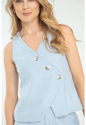 Blusa Kaylee Azul Ragged Pf11112890