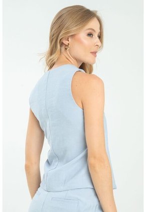 Blusa Kaylee Azul Ragged Pf11112890