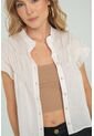 Blusa Cotton Mare Beige Ragged Pf11112904 de Ragged