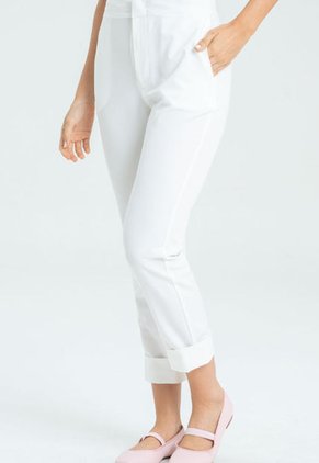 Pantalon Ribete Doctor Blanco Ragged Pf12310403