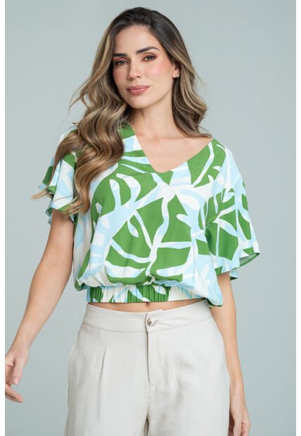 Blusa Antare Azul Ragged Pf11113107