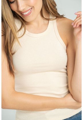 Camiseta Atletica Rib Beige Ragged Pf17120045