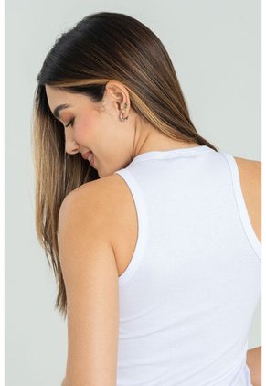 Camiseta Atletica Rib Blanco Ragged Pf17120045