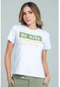Camiseta Be Kind Blanco Ragged Pf21120085 de Ragged