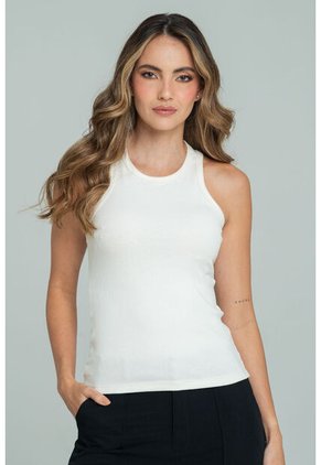 Camiseta Atletica Rib Blanco Ragged Pf17120045