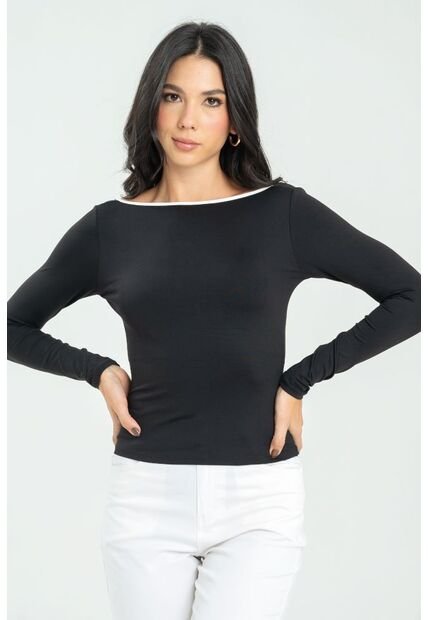Top Skylhar Negro Ragged Pf13120798
