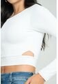 Crop Top Hideat Blanco Ragged Pf13120802 de Ragged