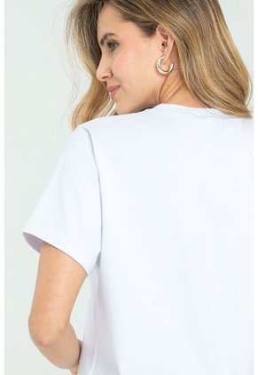 Camiseta Flores Blanco Ragged Pf21120084