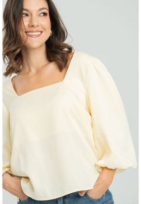 Blusa Ashya Beige Ragged Pf11112988