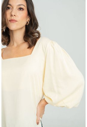 Blusa Ashya Beige Ragged Pf11112988