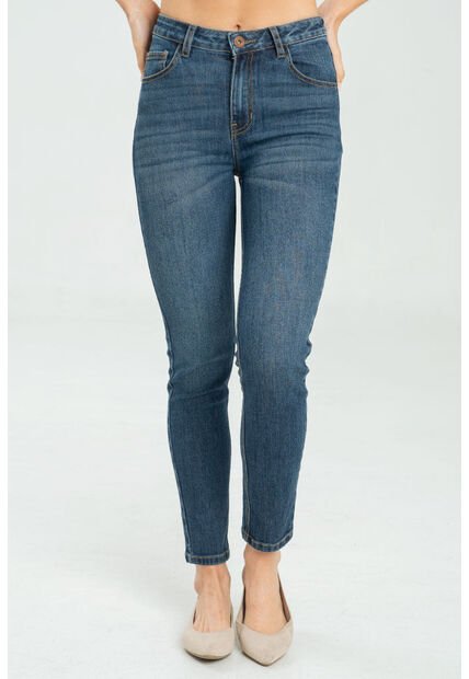 Jeans Skinny Milan Azul Ragged Pf21350066