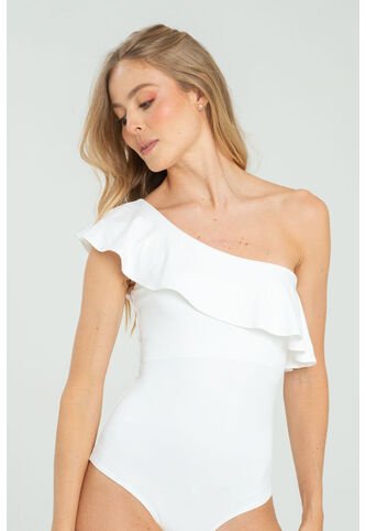 Body Asimetrico Boleros Blanco Ragged Pf13100043 Ragged