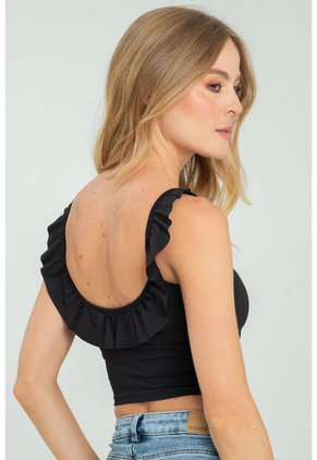 Top Amalia Negro Ragged Pf13120826