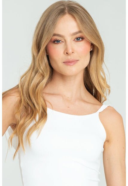 Top Amalia Blanco Ragged Pf13120826