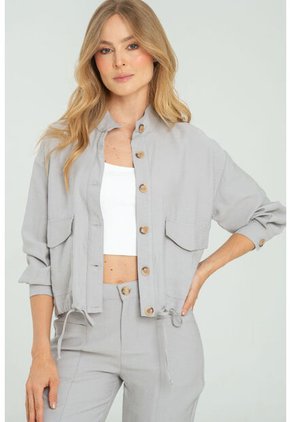 Chaqueta Bolonia Plateado Ragged Pf11130255