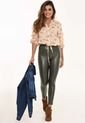 Pantalon Leather Skinny Verde Ragged Pf51310090 de Ragged