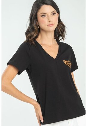 Camiseta Inspire Negro Ragged Pf21120087